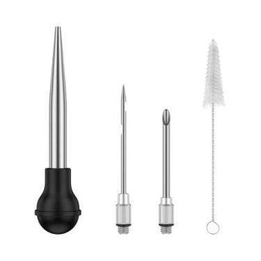 Imagem de Seringa Injetora De Carne De Peru Para Churrasco, Kit De Injetor De Sa