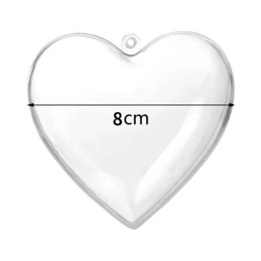 Imagem de Bolas De Natal Transparentes De Plástico 10pcs Para Decorações De Fest