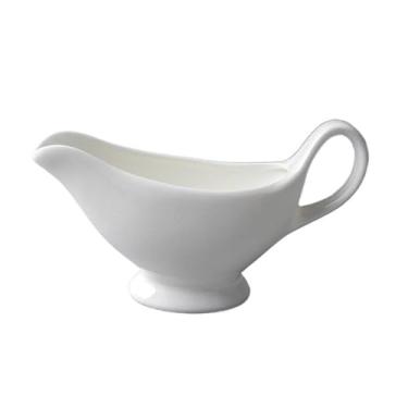 Imagem de Molho branco para molho de porcelana para hotel, restaurante, utensílios de mesa, jarro de leite, jarro de leite, jarra de leite (180 ml)