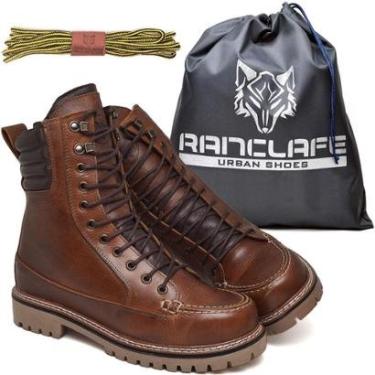 Imagem de Bota Coturno em Couro Nobuk Cano Alto Masculino-Masculino