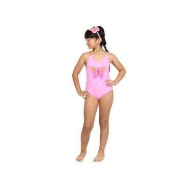 Imagem de Maio Infantil Alcinhas Borboleta Proteção Uv 50+ Siri Kids-Feminino