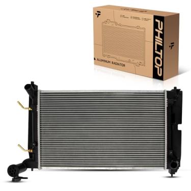 Imagem de PHILTOP Radiador de núcleo compatível com Corolla 2003-2008, Matriz 2003-2008, Cooler de óleo de transmissão Vibe 2003-2008 incluído