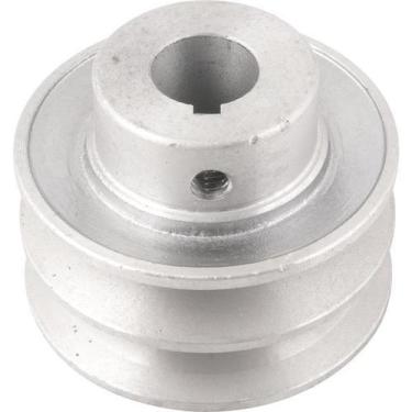Imagem de Polia Alumínio 2 Canais Perfil A 70mm com Furo 3/4" Vonder