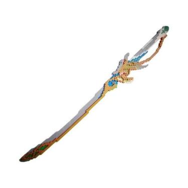 Imagem de Brinquedo De Blocos De Montar De Espada Samurai E Faca Ninja Para Cria