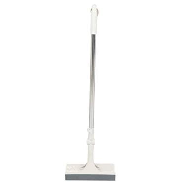 Imagem de Escova de limpeza de piso 2 em 1, escova de limpeza de banheiro com cabo longo, para casa, cozinha, banheiro, azulejo, garagem, ginásio, durável, removedor de manchas multifuncional