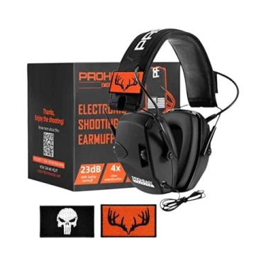 Imagem de Protetor Auditivo Eletrônico ZOHAN Com Alta Redução De Ruído, Protetor