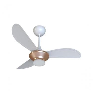 Imagem de Ventilador De Teto Ventisol Mistral 3 Pás Branco/bronze Bivolt