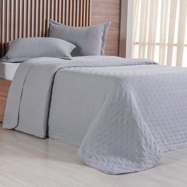 Imagem de Kit Colcha Casal Miraggio New Soft 220x240cm Platina