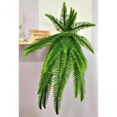 Imagem de Kit 2 Planta Artificial Samambaia Ornamental Exótica 1,10m