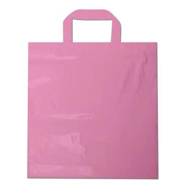 Imagem de Sacola Alça fita Lisa 30x45.13 1KG - SS EMBALAGENS, Rosa