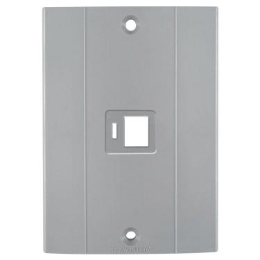 Imagem de Tampa Com Suporte Para 1 Tomada Rj 45 Para Conduletes Plastibox Tramontina