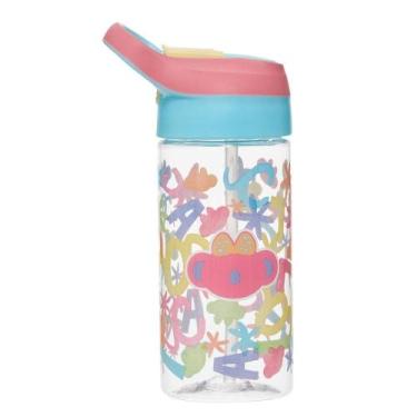 Imagem de Garrafa Com Canudo Tritan Lilica Ripilica Florescer Colorido - Pacific
