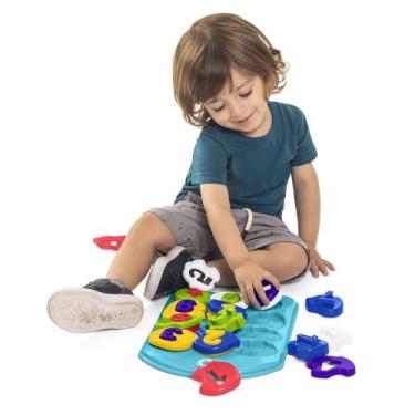 Imagem de Brinquedo Educativo Puzzle Mania Números TaTeTi - Tateti / Calesita Br