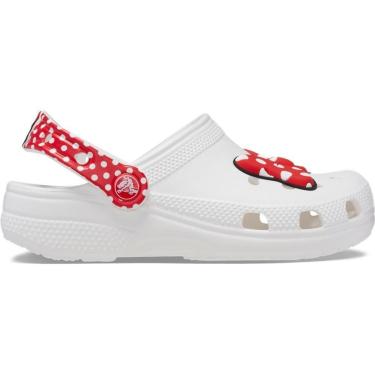Imagem de Sandália crocs disney minnie mouse classic clog t white/red-Feminino