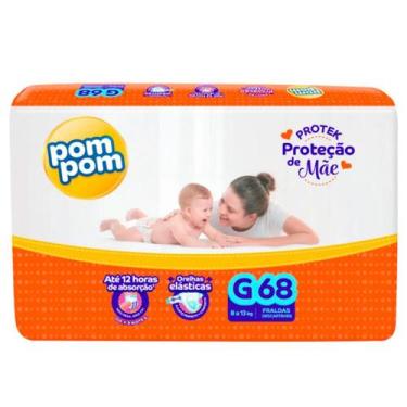 Imagem de Fralda Pom Pom proteçao de mae - G