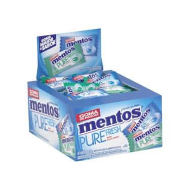 Imagem de Gomas de Mascar, Mentos, Pure Fresh, Sem Açúcar, Sabores Sortidos - Monopeça | 60 Unidades