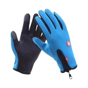 Imagem de Luvas De Motocicleta Térmicas Impermeáveis Com Tela Sensível Ao Toque 