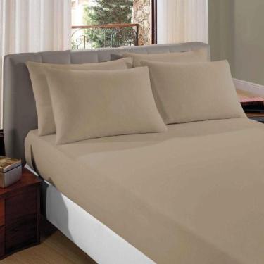 Imagem de Lençol Solteiro Liverpool Com Elástico Avulso 1 Peça Tecido Malha Fio 