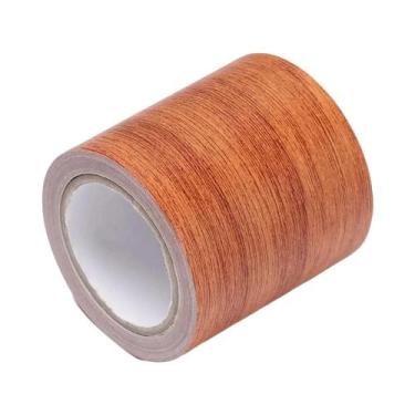 Imagem de Fita Adesiva De Reparo Com Efeito Madeira 5M/Rolo Impermeável Anti-mof