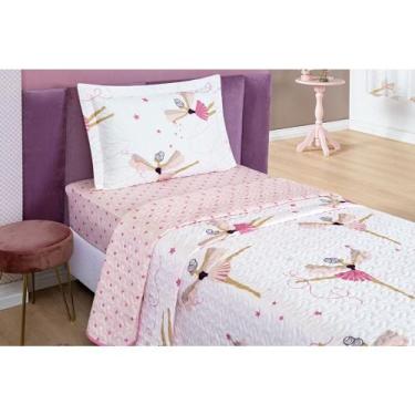 Imagem de Kit colcha kids bouti solteiro 2 peças estampas novas - morada dos enx