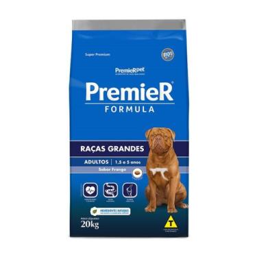 Imagem de Ração Premier Fórmula Cães Adultos Grande sabor Frango 20 Kg - PREMIER