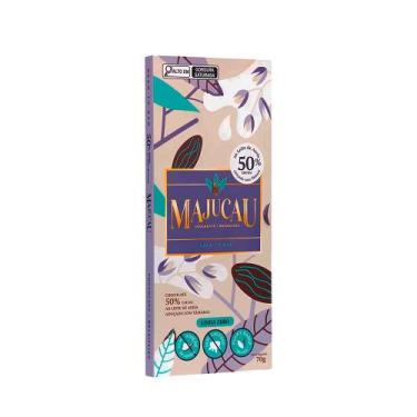Imagem de Chocolate 50% Cacau Adoçado com Tâmara Manjucau - 70g - Majucau