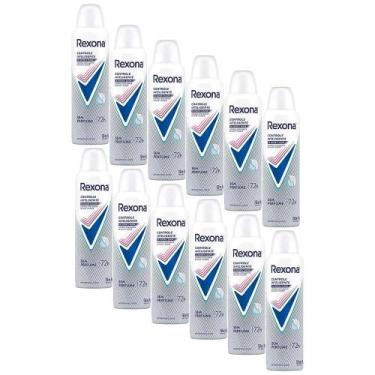 Imagem de Kit 12 Desodorante Rexona Motionsense sem Perfume 150ml