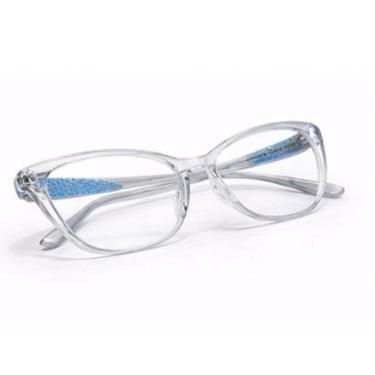 Imagem de Armação Para Óculos De Grau Feminina Leve Moderna Confortável-Feminino