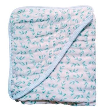 Imagem de Toalha de Banho Soft para Bebê com Capuz em Fralda Soft em Algodão 2 C