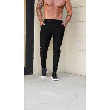 Imagem de Calça Alfaiataria Italiana Skinny Preta - Dennis Beumont, Preto, P