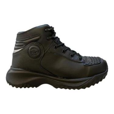 Imagem de Bota Coturno Adventure Masculino Wonder Comfort Casual Couro Tratorado Conforto 1068 Preto-Masculino