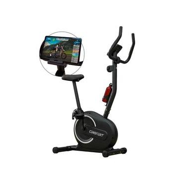 Imagem de Bicicleta Ergométrica Vertical V-1000 Connect Bluetooth Ajustável Preto Consport