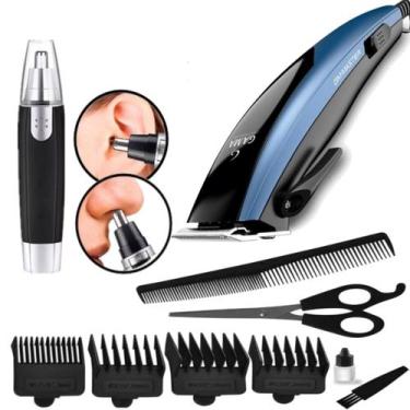 Imagem de Cortador De Cabelo Gama Italy Profissional 9 Acessórios Magnetic 7w Ma