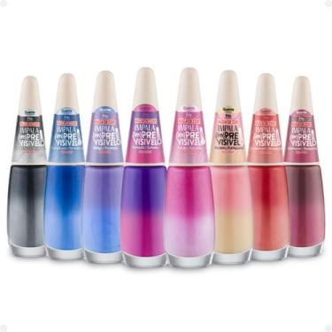 Imagem de Kit Esmaltes Impala (Im)Previsivel Duo Color Com 8 7,5ml