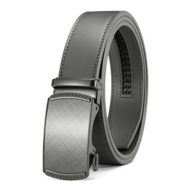 Imagem de Cinto CHAOREN: cinto de couro com catraca para homens, ajuste personal