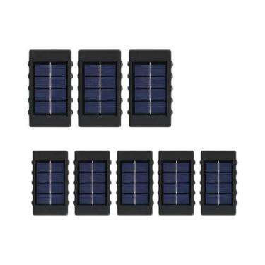 Imagem de Lâmpada de Parede Solar com 10 LEDs - À Prova D'Água para Área Externa