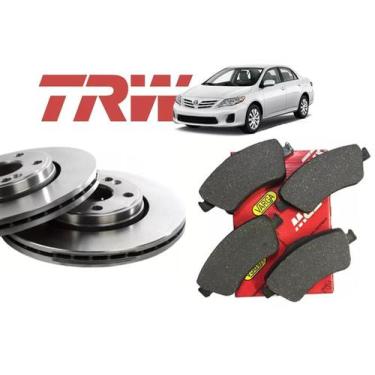 Imagem de Kit pastilha disco de freio corolla 2009 a 2014 trw dianteir - TRW VAR