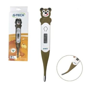 Imagem de Termômetro Clínico Digital Infantil G-Tech TH400 Urso Flexível