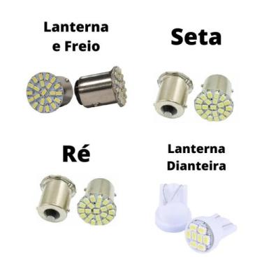 Imagem de Lâmpadas 22 Led Traseira Seta Ré Freio Jac J6 2012 A 2014 - AUTOVEX