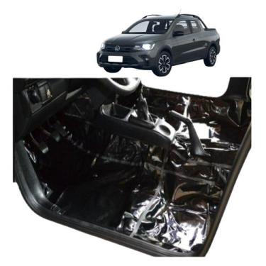 Imagem de Tapete vinil saveiro dupla 2014/2021 preto - MANOS TAPETES