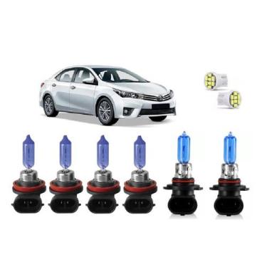 Imagem de Kit Lampadas Super Branca Corolla 2015 2016 2017 2018 2019 - TIGER AUT