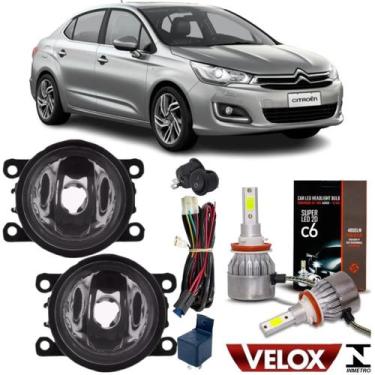 Imagem de Kit milha citroen lounge 2013 14 15 16 17 2018 e super led - BIBAS