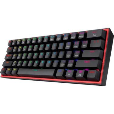 Imagem de Teclado Gamer Sem Fio Redragon Fizz Pro K616-RGB USB - Preto (Ingles)