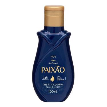Imagem de Óleo Corporal para Banho Paixão Inspiradora Rosas Brancas com ação desodorante 100ml