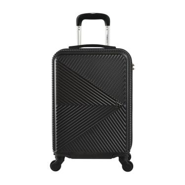 Imagem de Mala De Bordo Pequena Para Viagem Em Abs Yins 21116 Cadeado Integrado Rodas 360o Preto