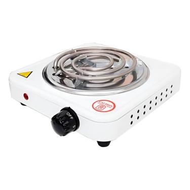 Imagem de Fogão Elétrico Portátil Fogão Fogareiro 110V 1 Boca Camping Controle de Temperatura Bas...
