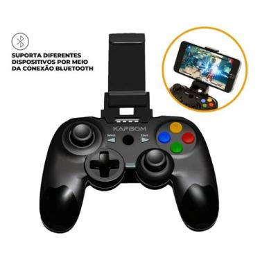 Imagem de Controle Gamer Celular Joystick Manete Bluetooth Kapbom