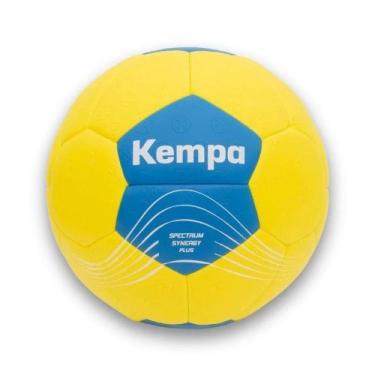 Imagem de Bola Handebol Infantil Kempa Spectrum Synergy Plus Tam 1 - Amarelo e A
