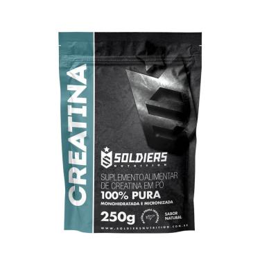 Imagem de Creatina Monohidratada 250g - 100% Pura Importada - Soldiers Nutrition-Unissex