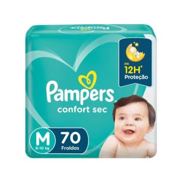 Imagem de Fralda Pampers Confort Sec Tam. M  - 6 a 10kg 70 Unidades